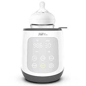 Bottle Warmer, Baby Bottle Warmer 7-in-1 Fast Baby Food Heater&Thaw BPA-Free Milk Warmer with LCD Display Accurate…