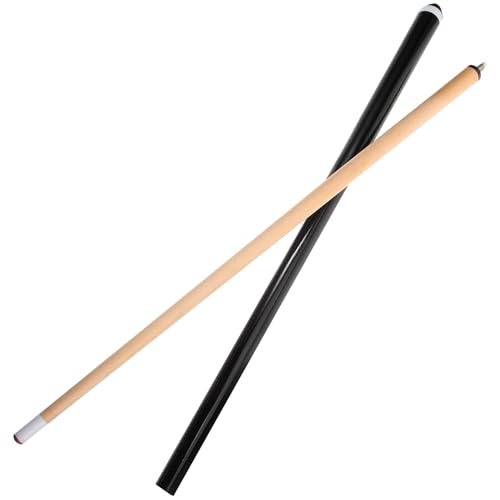ANDRESLAD Taco de Billar Pequeño Palo de Billar Corto de Madera Blanca 1.2 Metros Diseño Portátil para Entrenamiento y Juego en Espacios Reducidos