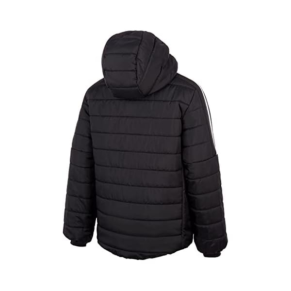 adidas Boys' Classic Puffer Jacket, Black, XX-Small - Image 3