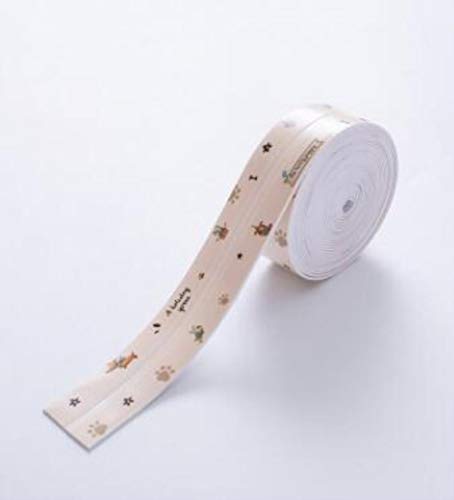 LYHONG 4M Waterproof Self Adhesive Masking Tape PVC Ceramic Sticker Kitchen Bathroom Wall Corner Seal Tape Table Guard Strip Home Decor,4M One Fold