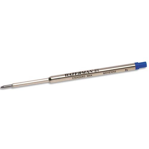 Waterman Maxima S0791020 Recharge Standard pour Stylo bille pointe moyenne Bleu