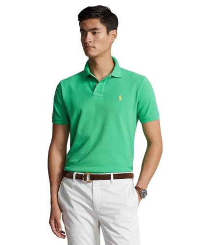 Image of Polo Ralph Lauren Men's Custom Slim Fit Mesh Polo Shirt