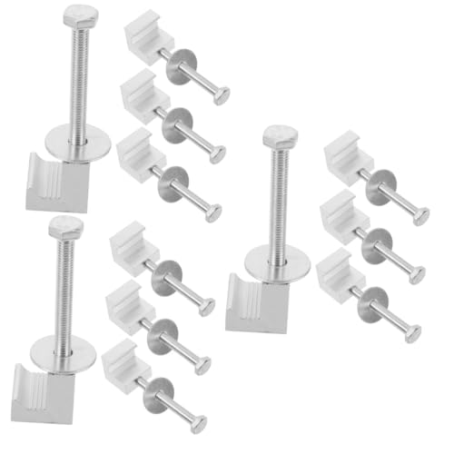 Zerodeko 3sets Tool Box Mounting Clamps Truck Tool Box Clamp Kit Secure Mounting Solution 4pcs*3