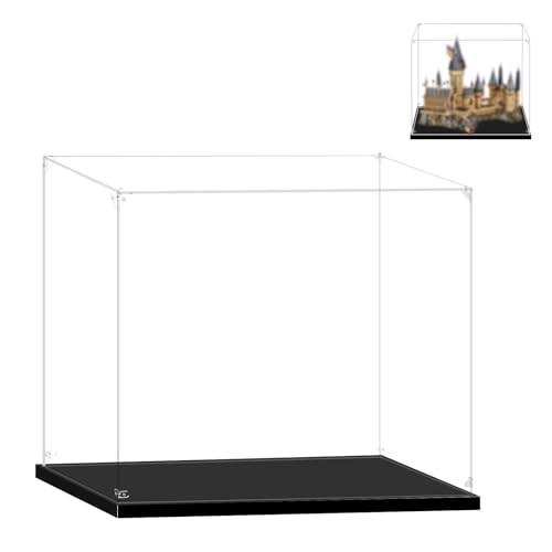 LILIKAKA Display Case for Lego 71043 Hogwarts Castle, 28.7x18.9x24.8inches (73x48x63cm), Protect Your Collectibles from Dust with a Clear Showcase