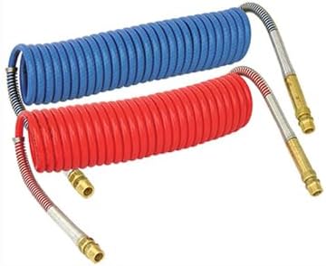 Tectran 1621572RH Industry Grade Red Emergency Aircoil With Brass Handle, 15 Ft., 72 In. X 12 In. Leads