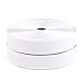 Produktbild TUKA 25m x 40mm Klettband selbstklebend (25 Meter Flauschband & 25m Hakenband), 40mm breit Klebender Klettverschluss, Langfristig Extra Stark Haftkraft Flausch & Haken, Weiß TKB5032 White