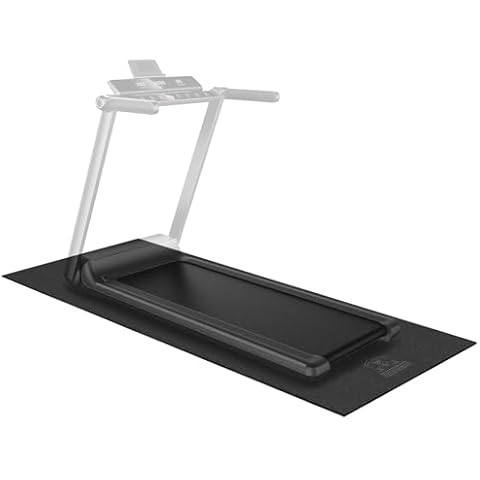 HAPBEAR Exercise Equipment Mat, Under Treadmill, Elliptical, Peloton Bike Mat for Hardwood Floors Carpet Protection - High Density Weight Bench Pad Fitness Gym Equipment Mat Cover