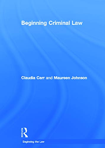 Beginning Criminal Law view 2
