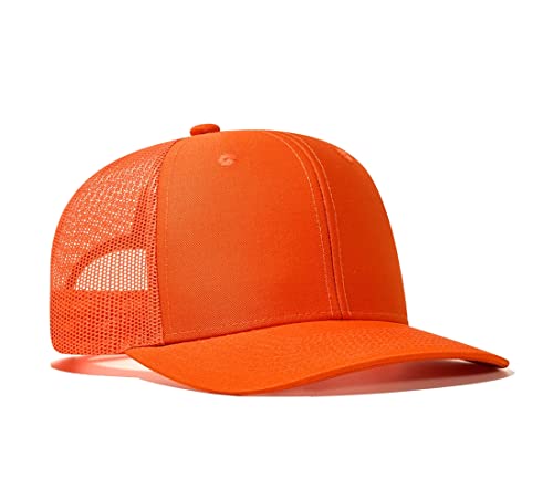 Image of Quanhaigou Trucker Hat - Mesh Snap Back - Unisex Adjustable Baseball Cap - Outdoor Hats for Men Women