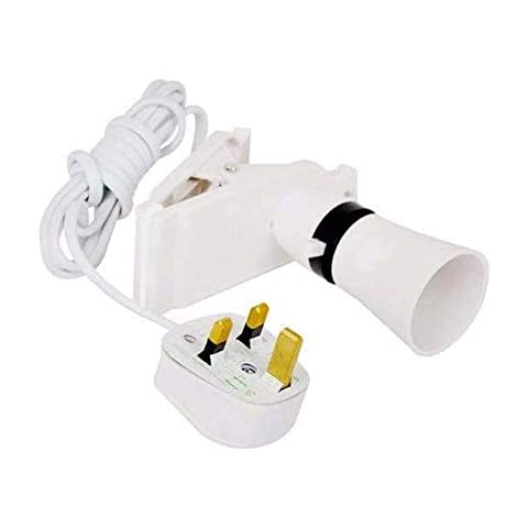 Clip Desk Lamp Holder UK Plug (Set of 1) Light Bulb Socket Base with Switch,Scratch Free Clip 2M Cable Portable Fixed On The Desk Table Socket Bayonet Bulb Holder for Lighting at Home,Office & Shop Cover
