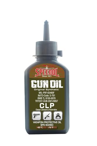 Gun Oil CLP 150 ml (5.07 oz) | Synthetic Oil Lubricant and Rust Preservative | Gun Cleaner for Rifles, Pistols &amp; Shotguns | Works from -76°F to 170°F | Firearm Lube for Long Term Care