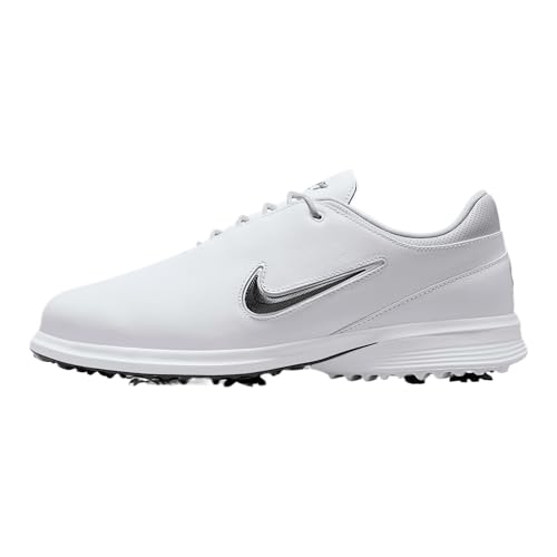 Nike Victory Tour 4 Golf Shoes (Wide) (HM6542-100, White/Photon Dust/Black)