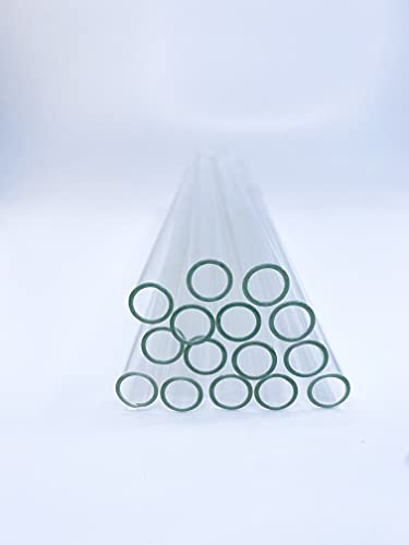 Lc Glass By Di Angelos DI1210 12 Inch Premiun Borocilicate Glass Tubes 10 Pieces 12Mm Od X 8Mm Id X2Mm Thick Wall thumb #3