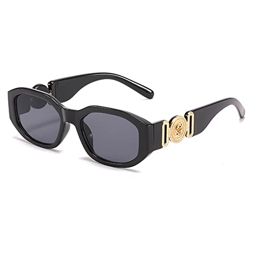 Stylish Retro Small Rectangle Sunglasses Non Polarized Vintage 90's Square Frame AZ9481