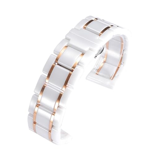 Bracelet de montre acier inoxydable céramique 16 18 20 22 24mm universel