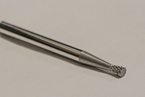 Fresa carburo sólido doble corte SN-41 3/32" x 1/8" miniatura 1