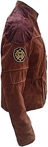 Battlestar Galactica Richard Hatch Warriors Viper Pilot Jacket Real Suede Leather Jacket For Men3