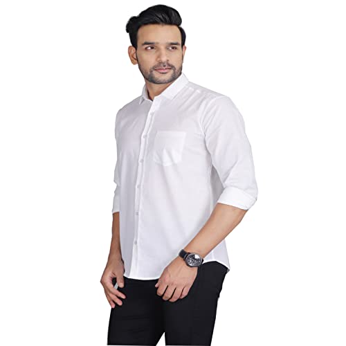 Image of Man Slim Fit Cotton Casual Shirt