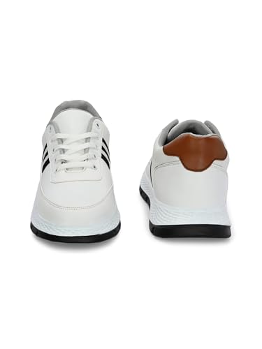 Image of STANPHORD Mens Velocity Casual Lace Up Sneakers Shoes Perfect for Training | Walking | Running | Sneakers | Stylish Outdoor Shoes | Daily & Occasion Wear | Smart & Trendy | Comfortable