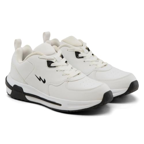 Campus Men's OG-29 Sneakers WHT/BLK 6UK - Image 4