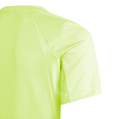 adidas Club Boy's Tennis T-Shirt – Lucid Lemon, Size Large – Performance Tee for Boys with Athletic Fit and Ventilation3