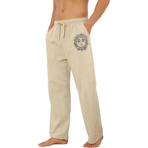 Pantalon de yoga en lin pour homme idéal pour vos vacances