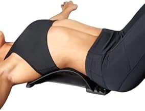 PhysioRoom Multi-Level Spine and Back Stretcher for Pain Relief, Posture Correction, Sciatica & Lumbar Support – Back Stretcher Posture Corrector with Adjustable 3 Settings and 20 Acupuncture Points