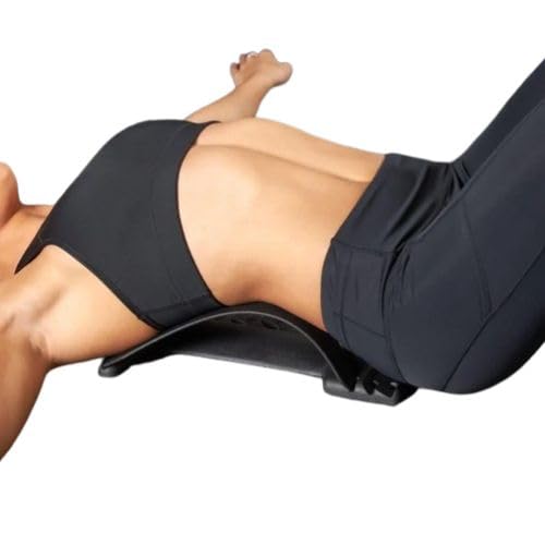 PhysioRoom Multi-Level Spine and Back Stretcher for Pain Relief, Posture Correction, Sciatica & Lumbar Support – Back Stretcher Posture Corrector with Adjustable 3 Settings and 20 Acupuncture Points
