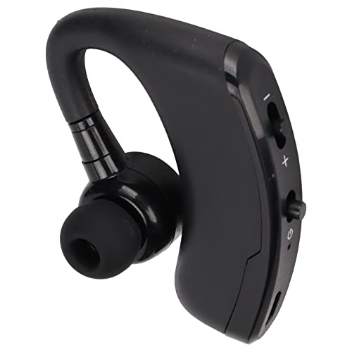 GOWENIC Single Ear Headset,V9 Earphone, 14 Hours Talk Time, CVC 6.0 Noise Reduction, Adjustable Earbud Design