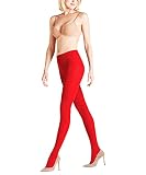 FALKE Damen Strumpfhose Pure Matt, Fein 50 DEN, 1 Stück, Rot (Lipstick 8000), M-L