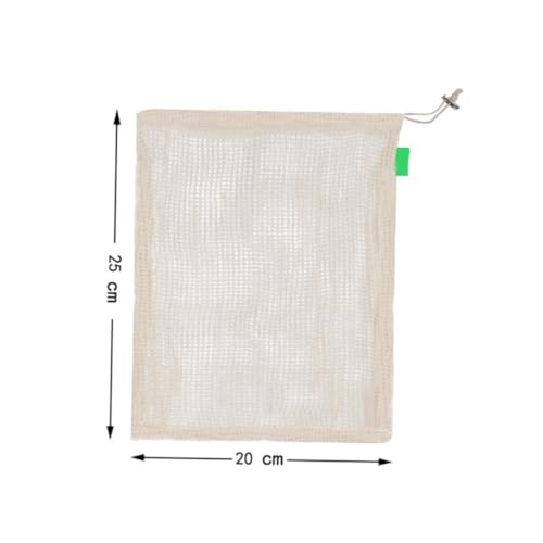 BESPORTBLE 9 Peças Sacos De Vegetais Sacos De Organização De Frutas Sacos Com Cordão Sacos De Malha