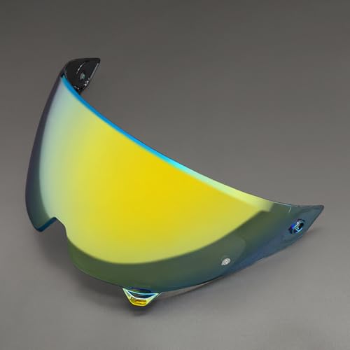 Helmet Visor Replacement for Atlas 3.0 4.0.Motorcycle Helmet Shield UV Protection Compatible with Atlas 3.0 4.0. (Revo Deep Gold)