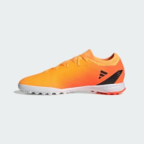 adidas Unisex X SPEEDPORTAL.3 Turf Soccer Shoe, Solar Gold/Black/Team Solar Orange, 9 US Men | Image 6