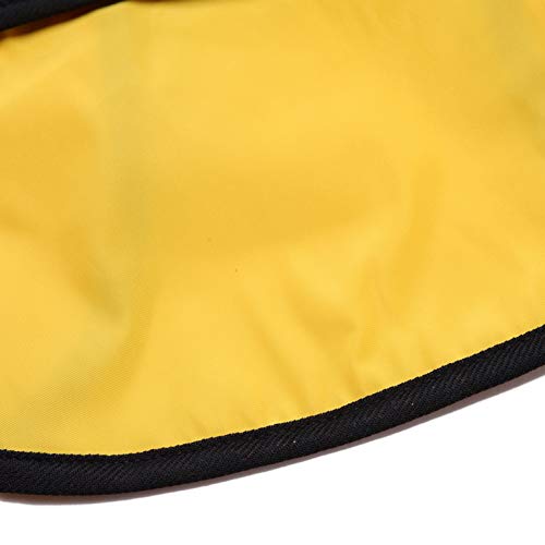 smalllee_lucky_store Regenjacke für Hunde wasserdicht Regenmantel mit Kaputze Hoodie, Loch für Leine reflektierendes leicht verstellbar für kleine mittel große Grosse
