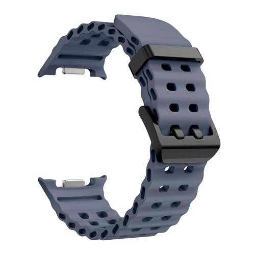 [XGYOMVB] Watch 8 Classic�Ή��X�|�[�c�o���h 2�F �ʋC�� �\�t�g�X�g���b�v Watch 8 Correa�p(S-gray blue,Galaxy 8 44mm)