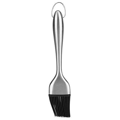 Zerodis Silicone Basting Brush with Stainless Steel Handle Cover