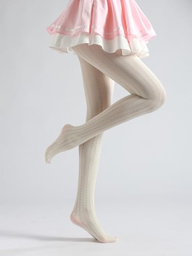 Image of Sahabowi Women Tights, Sheer High Waist Pantyhose, Vintage Control Top Stockings, Siwa7