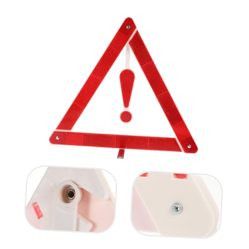 Kit 2 Triángulos Portátiles Plegables para Auto miniatura 3