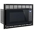 RV Microwave | .9 Cubic Ft Black Microwave with Trim Kit | 900 Watt Direct replacement for High Pointe