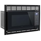 Tough Grade RV Microwave | .9 Cubic Ft Black Microwave with Trim Kit | 900 Watt Direct replacement for High Pointe