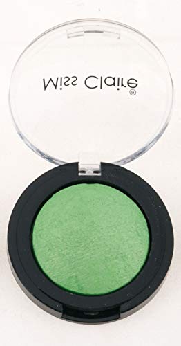 Image of Miss Claire Baked Shimmery Eyeshadow Powder -06, Green, 3.5 G