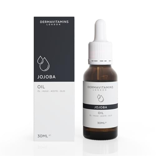 Dermavitamins Aceite de jojoba 100% puro 30 ml (Paquete de 1)