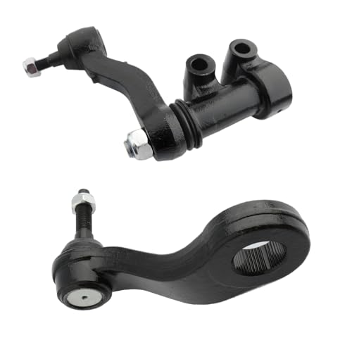 KFVF Idler Arm and Pitman Arm for Chevrolet Silverado 2500 HD/Silverado 3500 HD 2011-2023, 2 Pack K400018 K440019 Steering Idler Arm and Pitman Arm for GMC Sierra 2500 HD/Sierra 3500 HD 2011-2023