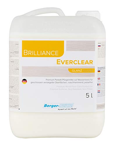 Berger-Seidle Everclear, L93, hochwertige Parkettpflege Pflegemittel Holz Parkett (5 Liter glänzend) Cover