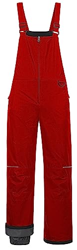 Image of CREATMO US Girl's Snow Bibs Kids Ski Pants Waterproof Insulated Winter Overalls