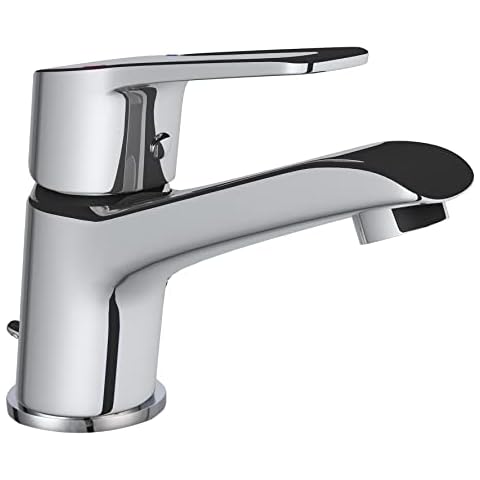 Grifo de lavabo Latón, Cromado. Mezclador Monomando para Lavabo Cover