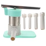 COLLBATH Embutidora De Salchichas Manual De Acero Inoxidable Para Embutidos Caseros Embutidora De Cocina Con Tubos De Embutido Para Hacer Salchichas Casa