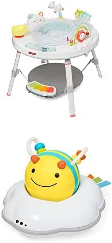 Skip Hop Gift Set of 3 in 1 Baby Activity Center, 4mo+, Silver Li...