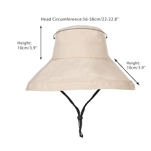 Sombrero de sol para mujer con ala ancha para verano miniatura 3
