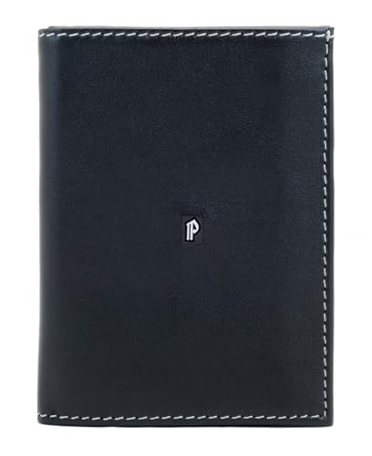 Pielnoble PE232 - Wallet for 7 Cards, Black/White, Classic Pielnoble PE232 - Wallet for 7 Cards, Black/White, Classic